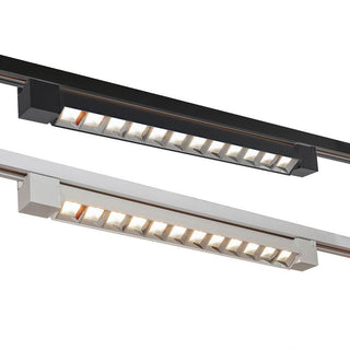Faretto track 26W 12 LED binario monofase a luce fredda calda naturale