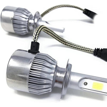 Lampadine led cob fari per auto H1 luce bianca fredda 6000k 12 volt 24 volt luce 360°coppia lampade di ricambio