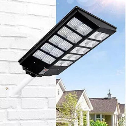 Faro 800 led con pannello solare 1500 watt armatura stradale con sensore di movimento telecomando IP65 palo in omaggio