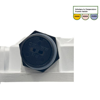 Faro led per esterno bianco 30 50 100 200 watt tecnologia CCT  IP66