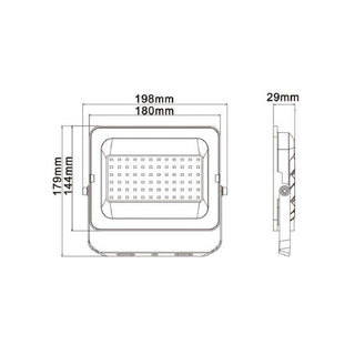 Faro led per esterno bianco 30 50 100 200 watt tecnologia CCT  IP66