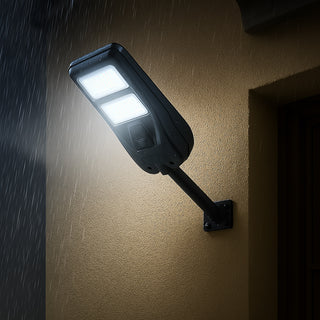 Lampione faro LED solare 100W con sensore di prossimità con palo IP65