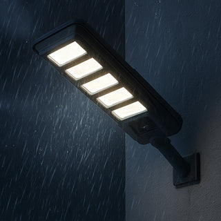 Lampione faro LED solare 300W con sensore di prossimità con palo IP65