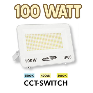 Faro led slim bianco 10 20 30 50 100 200W tecnologia CCT esterno IP66