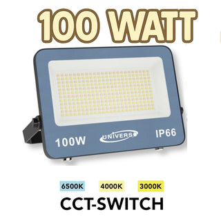 Faro led slim grigio 10 20 30 50 100 200W tecnologia CCT esterno IP66