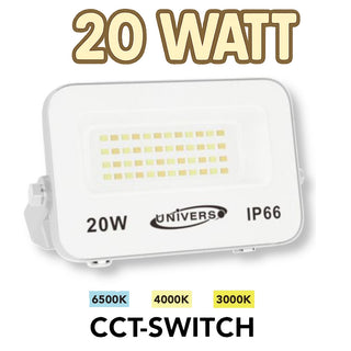 Faro led slim bianco 10 20 30 50 100 200W tecnologia CCT esterno IP66