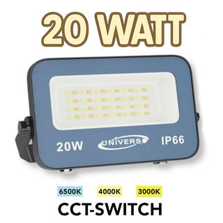 Faro led slim grigio 10 20 30 50 100 200W tecnologia CCT esterno IP66