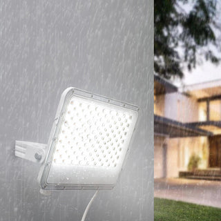 Faro led slim bianco 10 20 30 50 100 200W tecnologia CCT esterno IP66