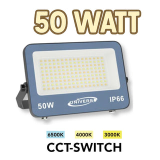 Faro led slim grigio 10 20 30 50 100 200W tecnologia CCT esterno IP66