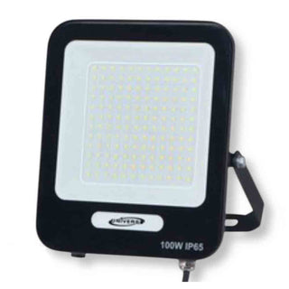 Faro LED da esterno 100W nero IP65 luce fredda calda naturale