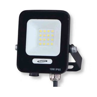 Faro LED da esterno 10W nero IP65 luce fredda calda naturale