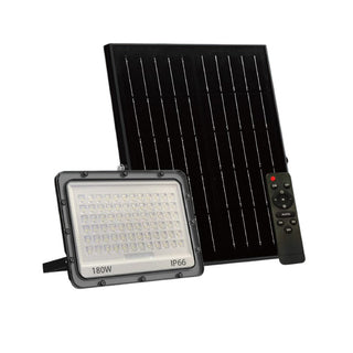 Faro led 180W pannello solare sensore crepuscolare tecnologia CCT IP66