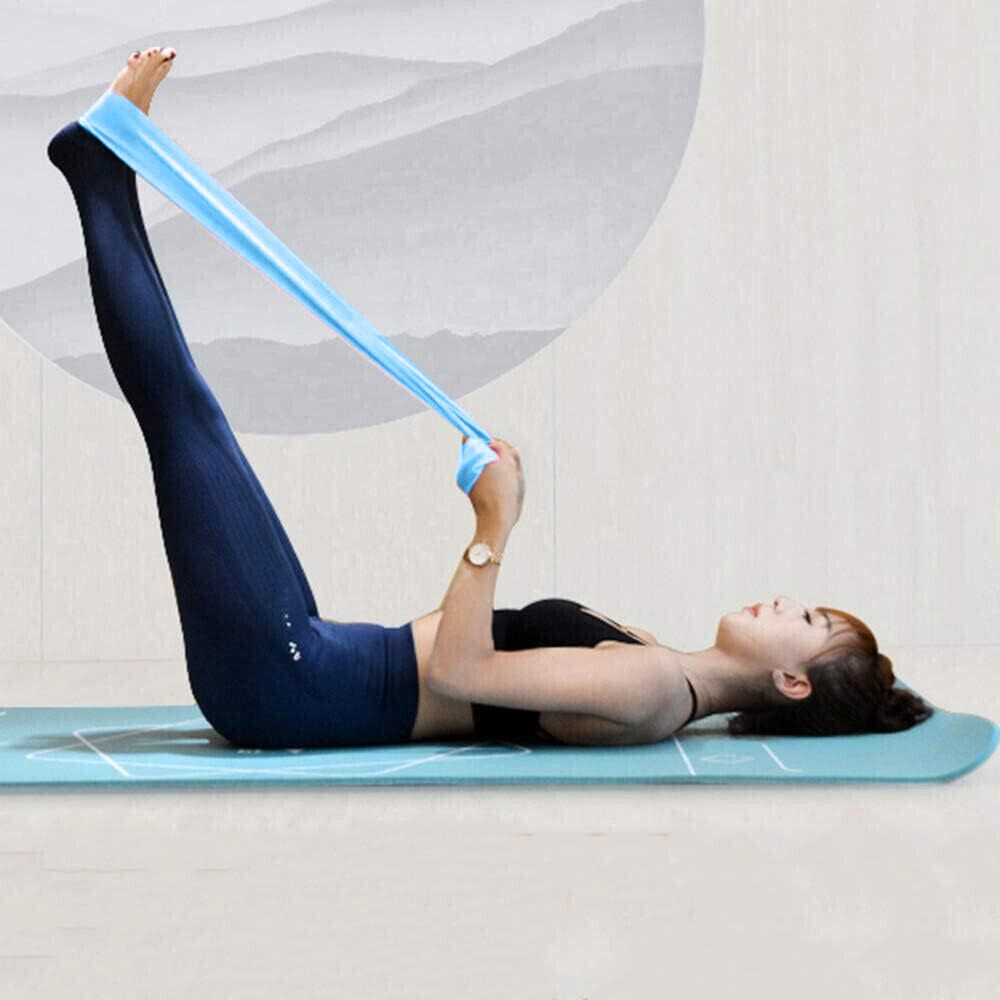 Banda elastica per allenamento fascia pilates per trazioni assistite crossfit resistenza sport riabilitazione 200x15 cm