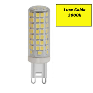 Lampadina led G9 6W smd luce calda 3000k naturale 4000k fredda 6500k