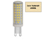 Lampadina led g9 6 watt smd luce calda 3000k naturale 4000k fredda 6500k per lampadari applique