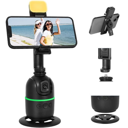 Stabilizzatore cardanico per smarphone gimbal con sensore di movimento bastone per selfie con telecomando anti vibrazioni rotazione 360°