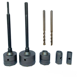 Kit 9 frese a tazza carotatrice 30-100mm sds plus/max 250mm
