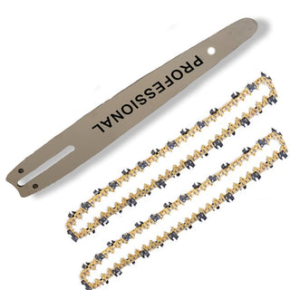 Barra lama per moto sega da 25 e 42 cm 2 catene di ricambio 250-450 mm