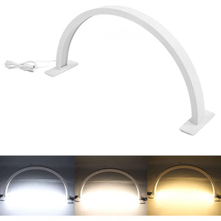 Lampada arco da tavolo mezza luna dimmerabile tecnologia CCT estetista