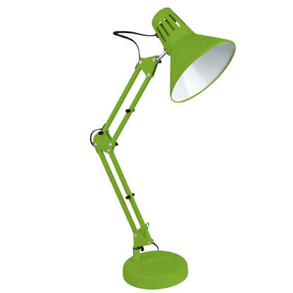 Lampada da scrivania con braccio snodabile luce da tavolo in metallo orientabile con morsetto incluso attacco per lampadine E27