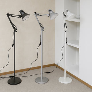 Lampada piantana con braccio orientabile luce da lettura attacco E27