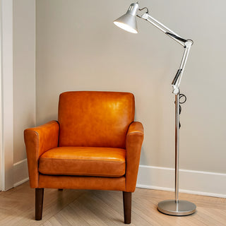 Lampada piantana con braccio orientabile luce da lettura attacco E27