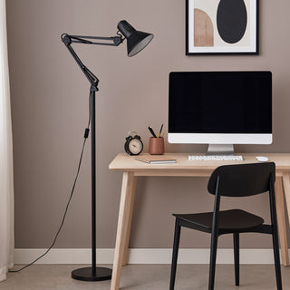 Lampada piantana con braccio orientabile luce da lettura attacco E27