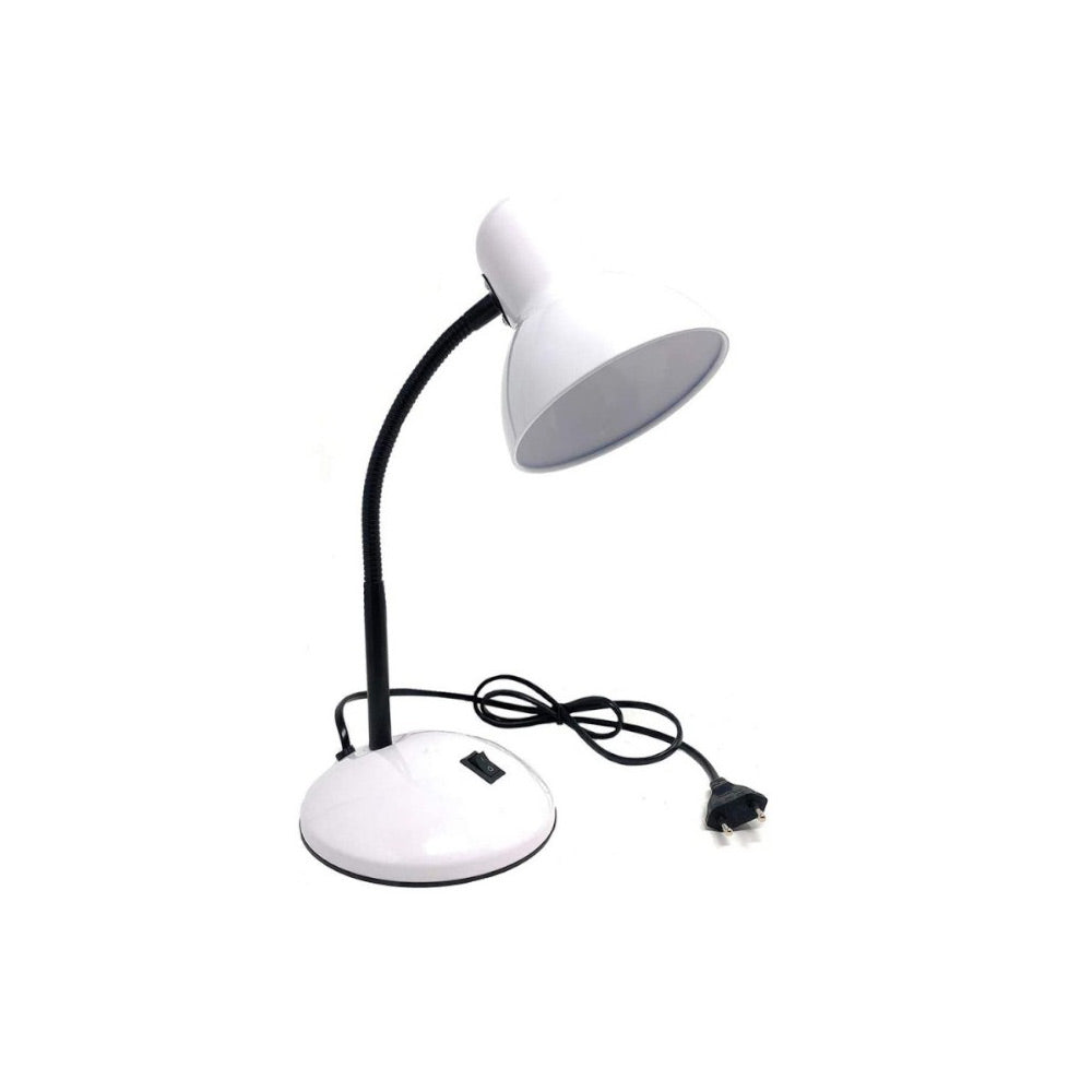 Lampada da scrivania con braccio flessibile snodabile luce lume da tavolo orientabile da cameretta