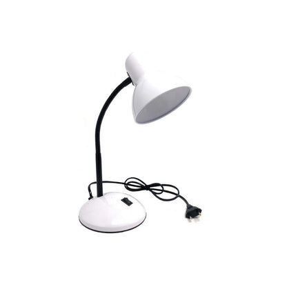 Lampada da scrivania con braccio flessibile snodabile luce lume da tavolo orientabile da cameretta