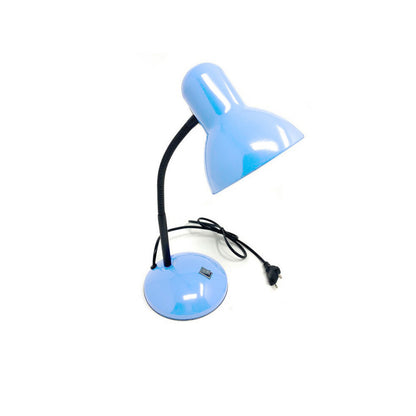 Lampada da scrivania con braccio flessibile snodabile luce lume da tavolo orientabile da cameretta