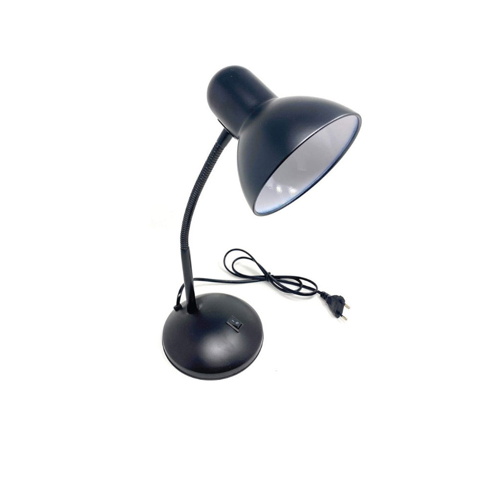 Lampada da scrivania con braccio flessibile snodabile luce lume da tavolo orientabile da cameretta