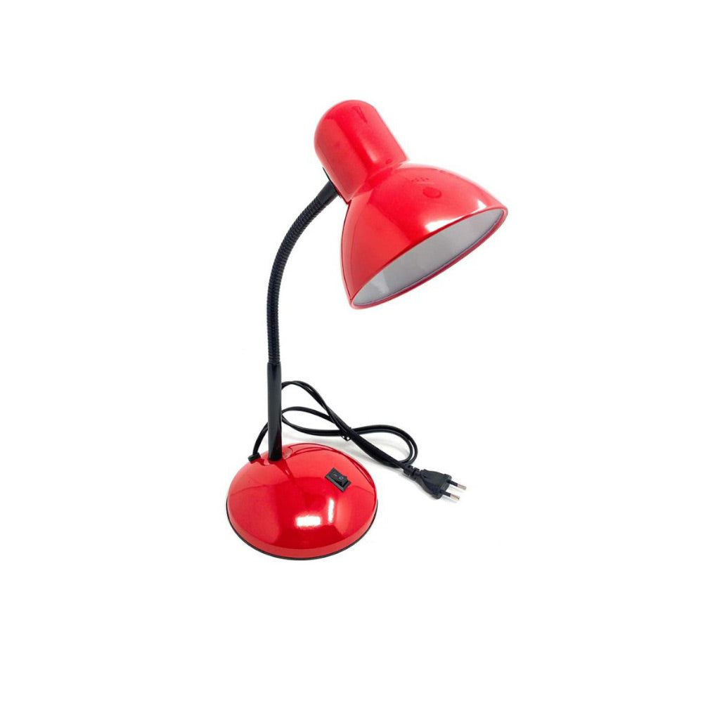 Lampada da scrivania con braccio flessibile snodabile luce lume da tavolo orientabile da cameretta