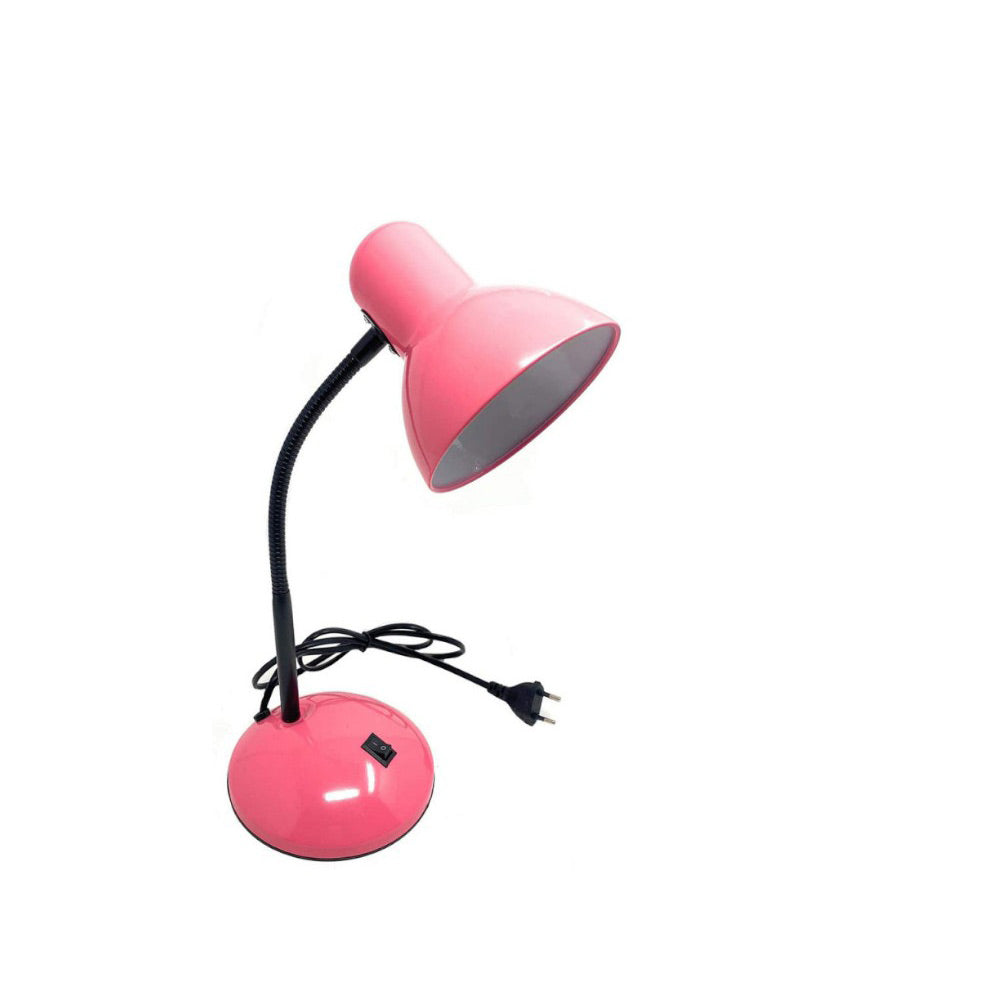 Lampada da scrivania con braccio flessibile snodabile luce lume da tavolo orientabile da cameretta