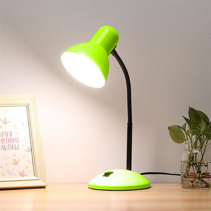 Lampada da scrivania con braccio flessibile snodabile luce lume da tavolo orientabile da cameretta