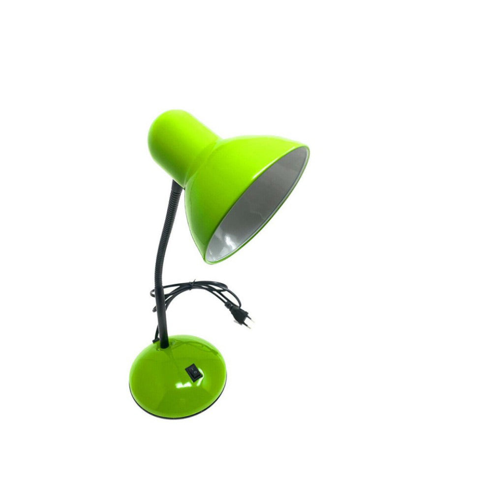 Lampada da scrivania con braccio flessibile snodabile luce lume da tavolo orientabile da cameretta