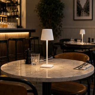 Lampada LED bistrot touch ricaricabile 3 Watt con tecnologia CCT