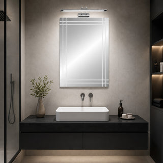 Lampada a led da specchio 15 watt tecnologia CCT con switch