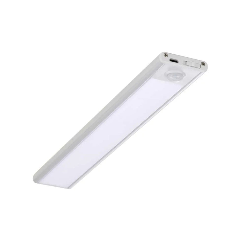 Lampada led da armadio ricaricabile usb sottopensile con sensore crepuscolare di movimento 3 watt