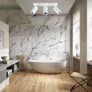Plafoniera orientabile da soffitto o parete 3 diffusore attacco GU10