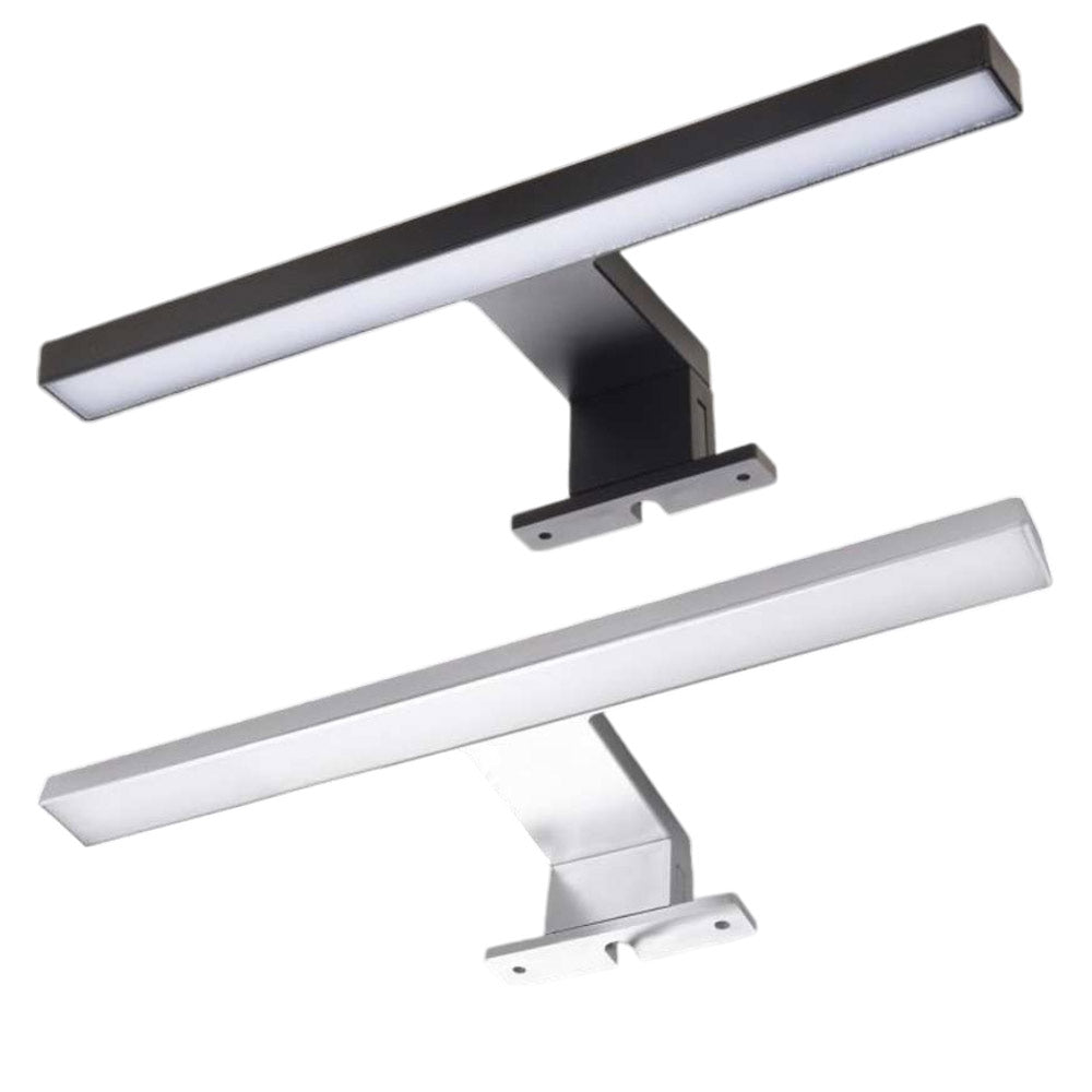 Vetrineinrete® Lampada per specchio da bagno con doppia istallazione 7 watt applique a luce naturale 4000k IP44