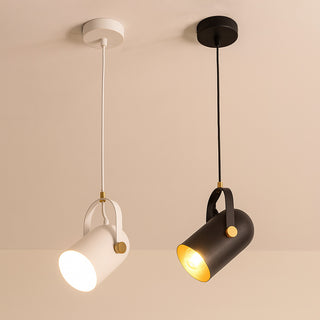Lampadario a sospensione con paralume orientabile attacco E27