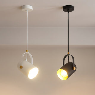 Lampadario a sospensione con paralume orientabile attacco E27