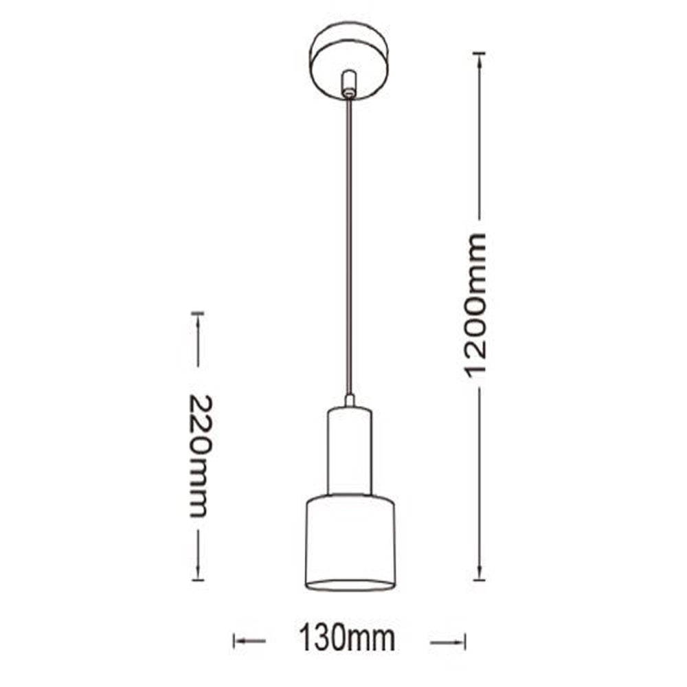 Lampadario a sospensione E27 lampada pendente minimal per cucina isola snack