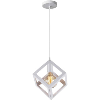 Lampadario da soffitto a sospensione 3d stile geometrico forma E27