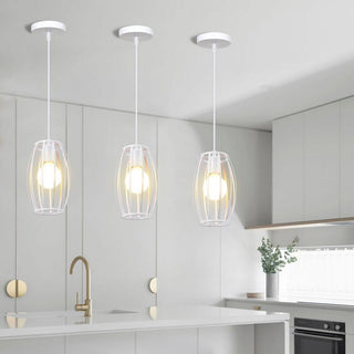 Lampadario da soffitto a sospensione 3d stile geometrico forma E27