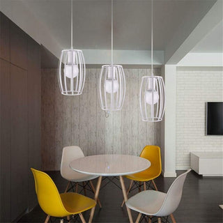 Lampadario da soffitto a sospensione 3d stile geometrico forma E27