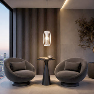 Lampadario da soffitto a sospensione 3d stile geometrico ovale E27
