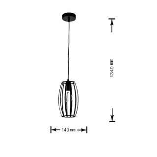 Lampadario da soffitto a sospensione 3d stile geometrico forma E27