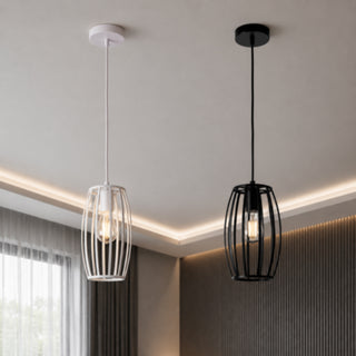 Lampadario da soffitto a sospensione 3d stile geometrico ovale E27