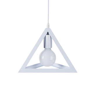 Lampadario da soffitto a sospensione 3d stile geometrico forma E27